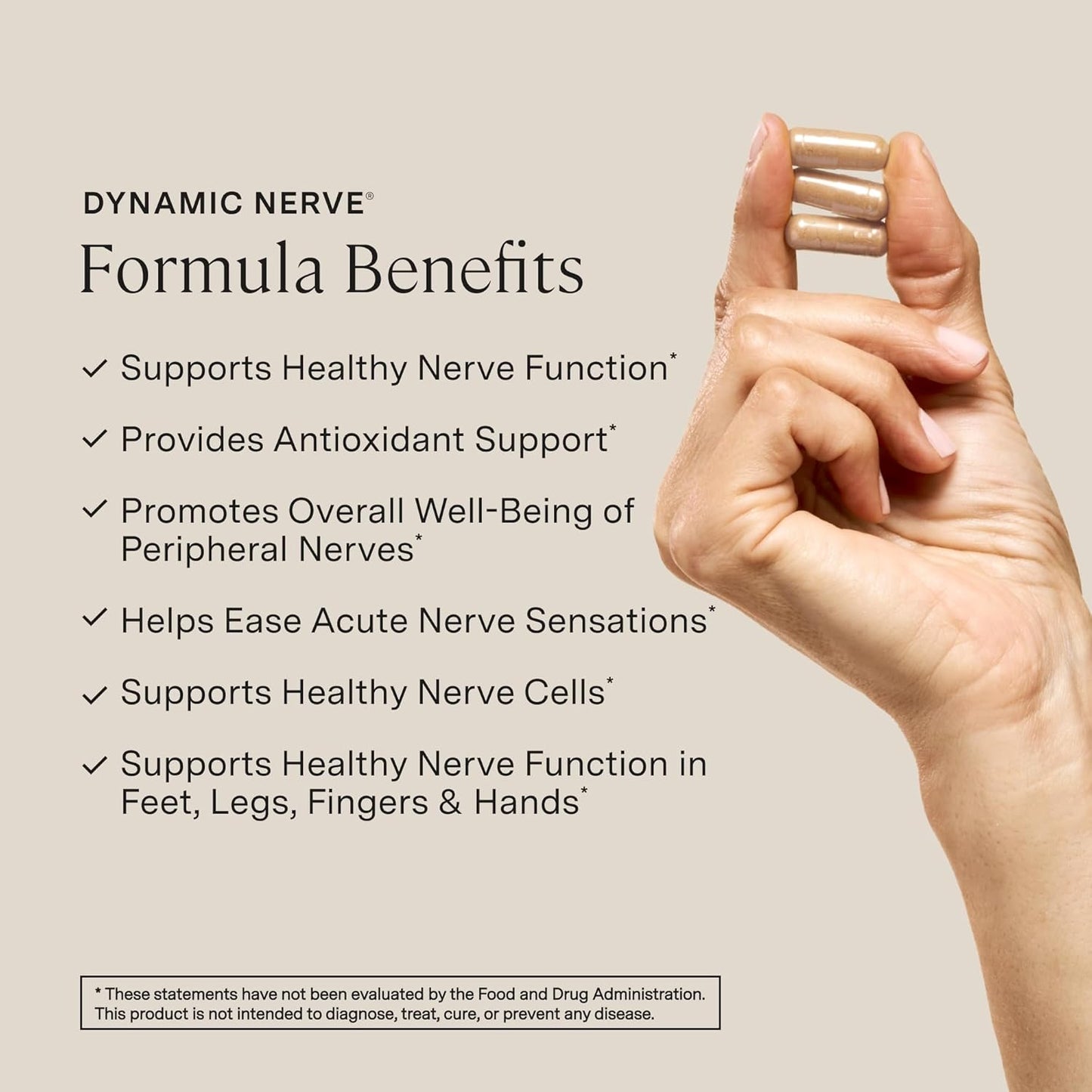 Stonehenge Health Dynamic Nerve Supplement - Supports Nerve Function in Fingers, Toes, Hands, and Feet with Alpha Lipoic Acid ALA, Benfotiamine, Pea, Robust B Complex, Boswellia