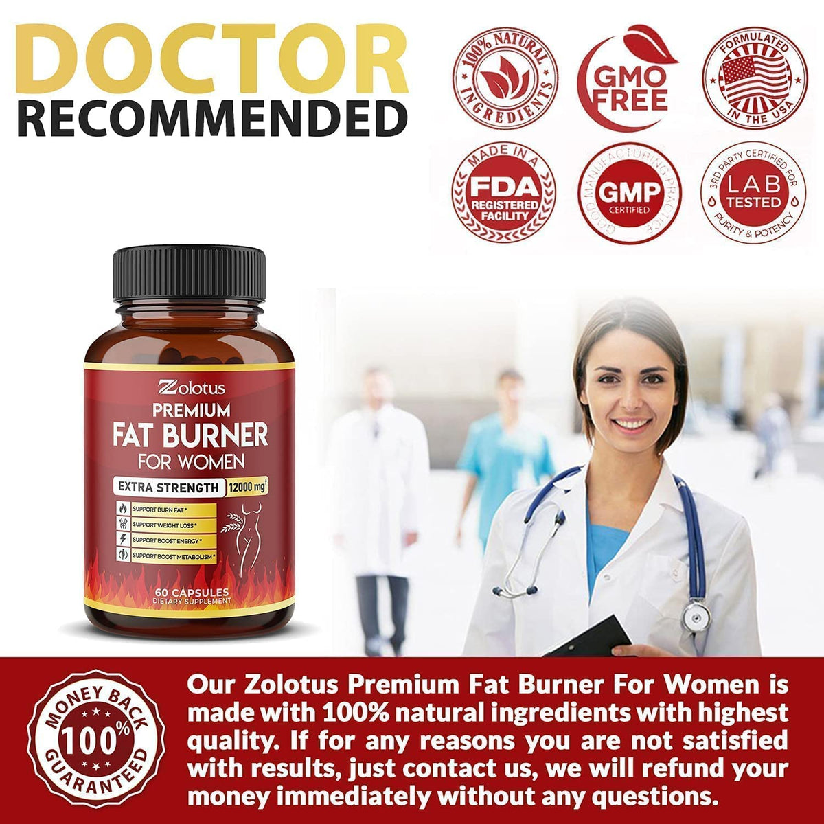Premium Weight Loss Pills for Women, The Best Fat Burners for Women and Men