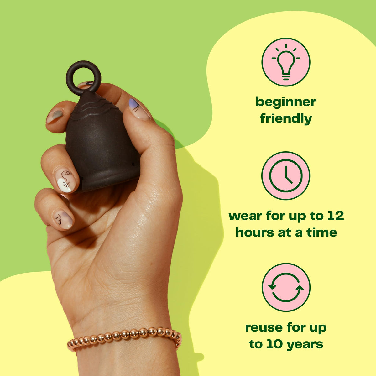 Viv for Your V Menstrual Cup | Extra Small | Safe, Comfortable, Alternative to Tampons and Pads