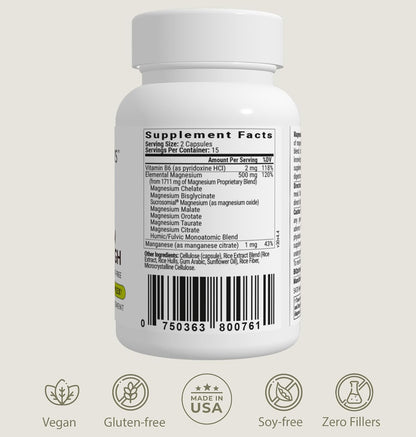 BiOptimizers Magnesium Breakthrough 4.0, (30 Capsules) & MassZymes 4.0, (120 Capsules) - Natural Sleep, Brain, and Digestive Health Support Supplement Bundle