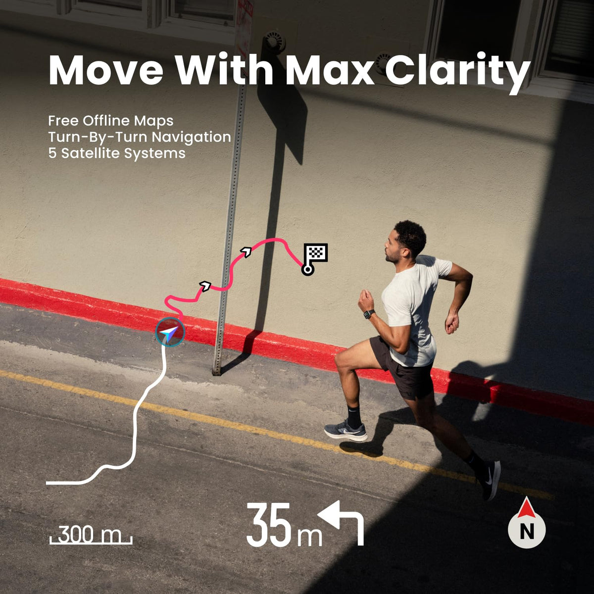 Amazfit Bip Max Smart Watch, 2.07" AMOLED Display, GPS, iOS/Android
