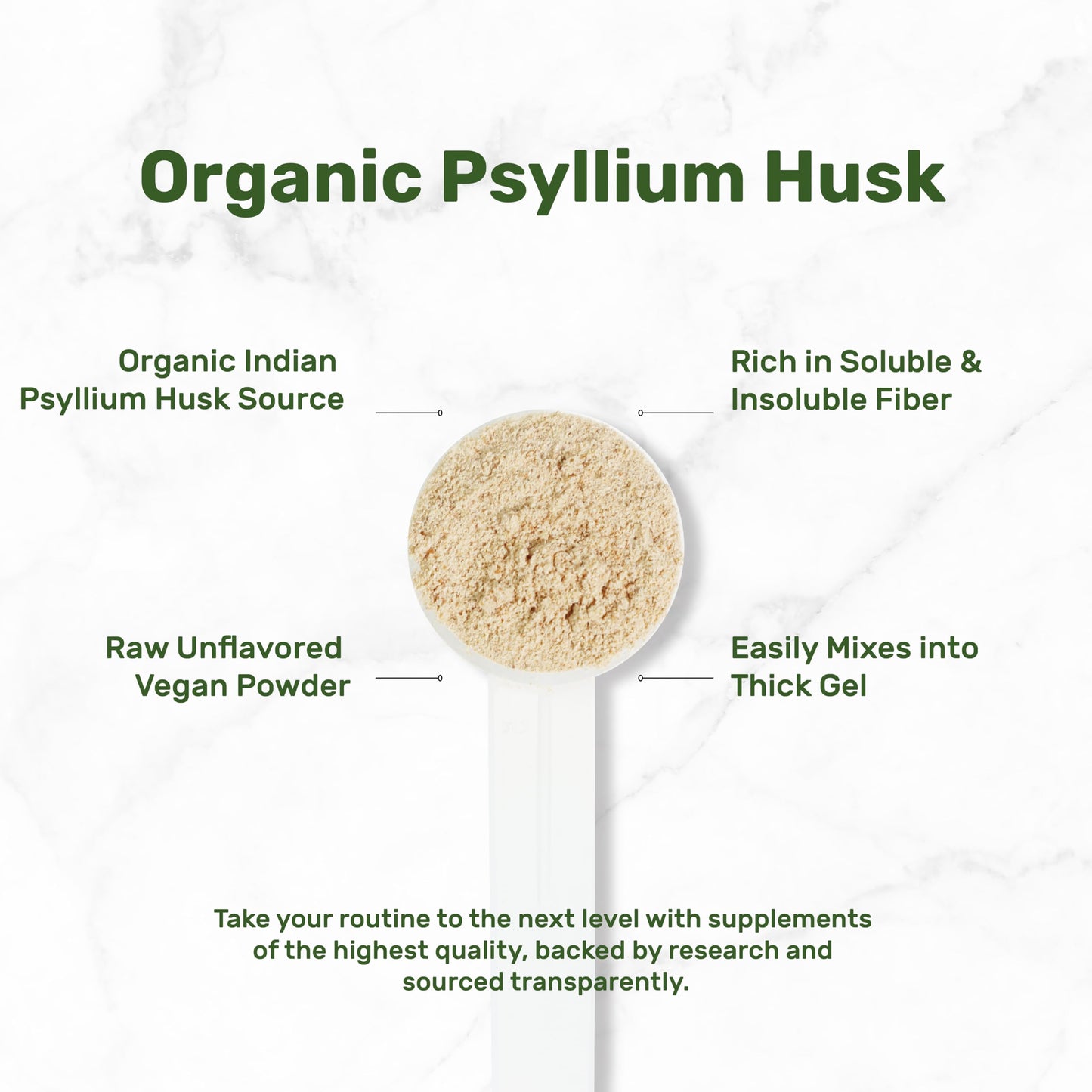 DEAL SUPPLEMENT Organic Psyllium Husk Powder, 3lbs (48oz) – Unflavored Plant Based Soluble Dietary Fiber – Gut & Digestion Health – Great for Baking & Cooking – Keto Friendly, Gluten Free, Non-GMO