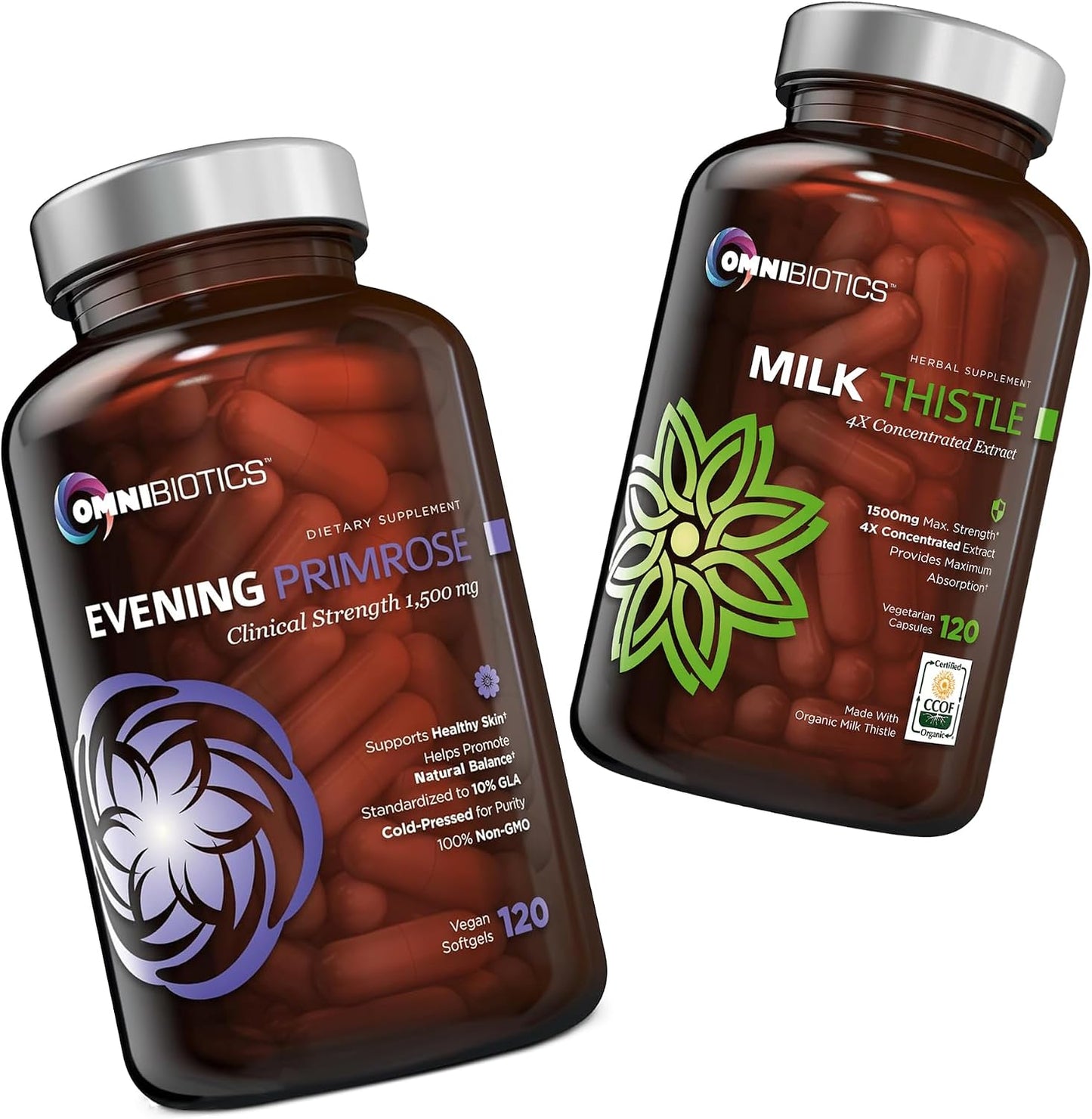 OmniBiotics Evening Primrose Oil + Milk Thisle Capsule