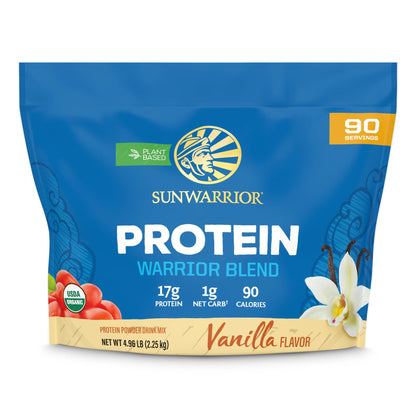 Sunwarrior Vegan Organic Protein Powder Plant-Based | BCAA Amino Acids Hemp Seed 