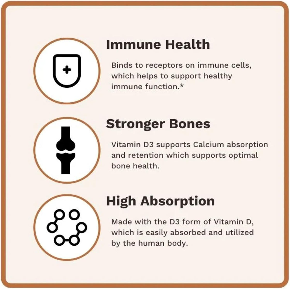 Utzy Naturals D3 5,000 IU | Vitamin D Cholecalciferol | 60 Capsules