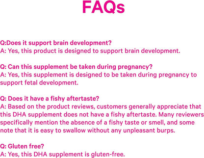 Pink Stork Omega-3 DHA - 540 mg Fish Oil Supplements with DHA and EPA, Prenatal and Postpartum Essentials for Cognitive Health + Fetal Development - 60 Softgels - Packaging May Vary