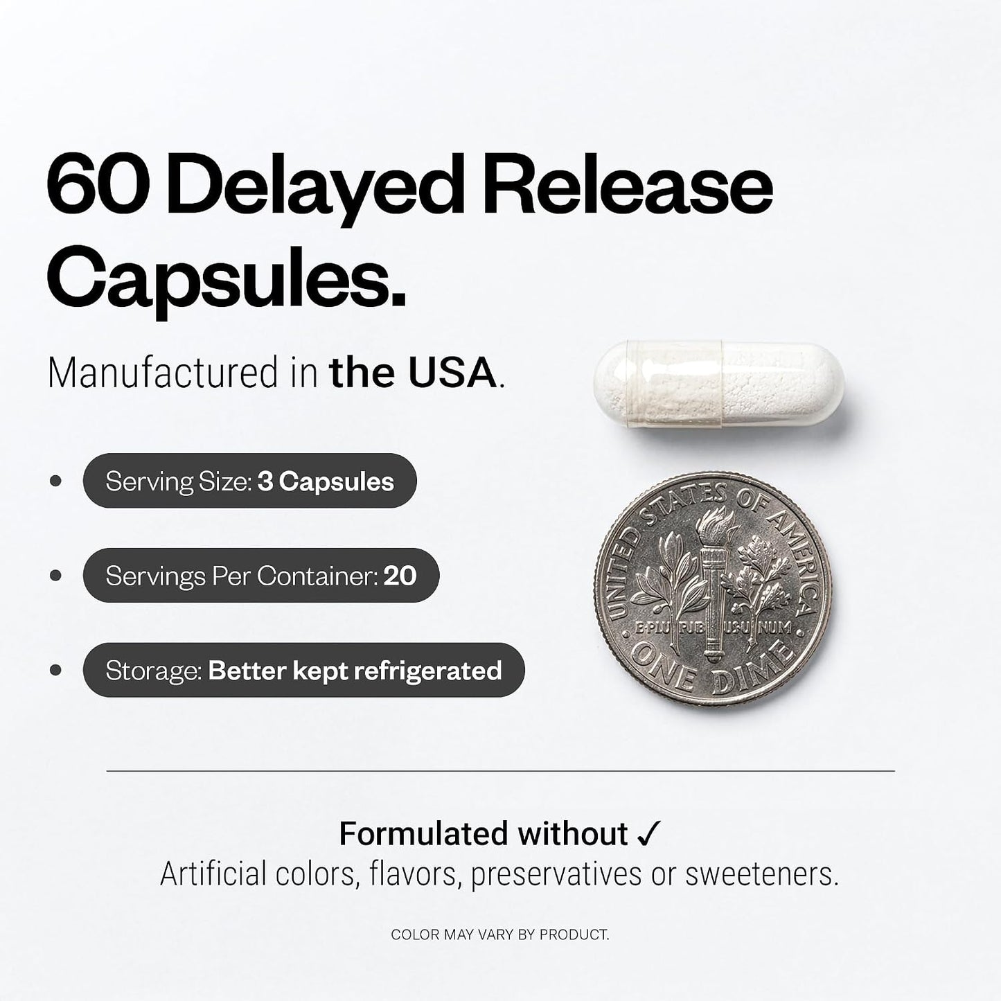 Supersmart Bifidobacterium Longum (BB536) 6 Billion CFU per Day - Probiotics & Prebiotics Supplement | Non-GMO & Gluten Free - 60 DR Capsules | Improves Bowel Disorders - Strengthens the Immune System - Reduces Pollen Allergy Symptoms