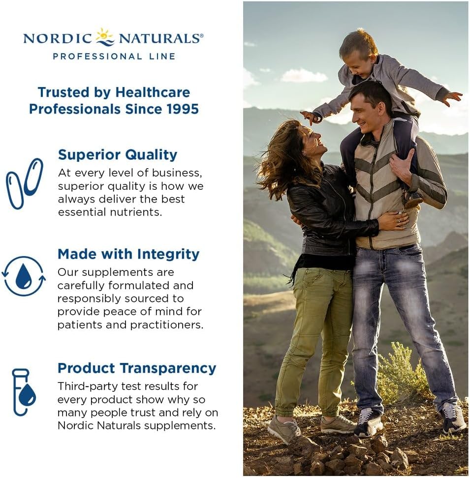 Nordic Naturals ProOmega, 1280 mg Omega-3, High Potency, Lemon, 90 Count | High Potency Fish Oil with EPA & DHA - Promotes Brain, Eye, Heart, & Immune Health - Non-GMO -90 servings