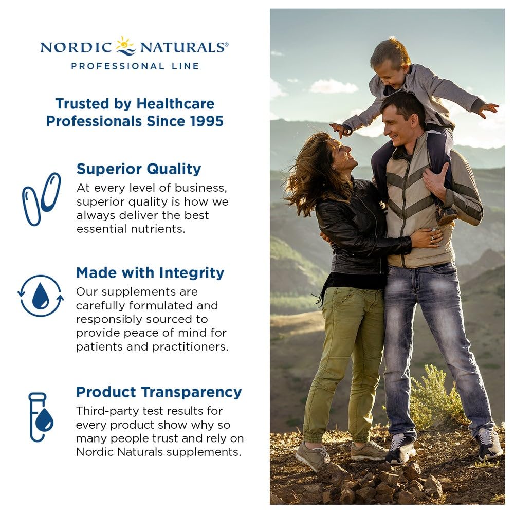 Nordic Naturals ProOmega, 1280 mg Omega-3, High Potency, Lemon, 90 Count | High Potency Fish Oil with EPA & DHA - Promotes Brain, Eye, Heart, & Immune Health - Non-GMO -90 servings