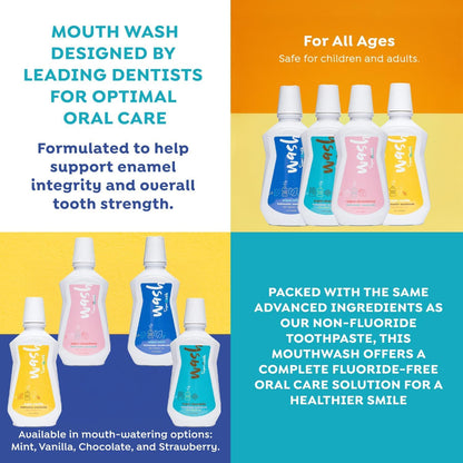 SuperMouth Nano Hydroxyapatite Mouthwash, Fluoride Free, Mint