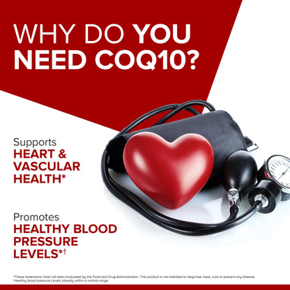 Qunol CoQ10 200mg Softgels, Ultra CoQ10 - Ultra High Absorption Coenzyme Q10