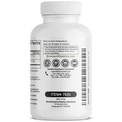 Bronson Milk Thistle Silymarin Marianum & Dandelion Extract, 120 Capsules | 2-in-1 Liver Cleanse, Health, Detox & Antioxidant Support, Non-GMO, Gluten-Free, Soy-Free