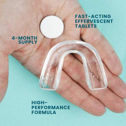 Retainer Cleaner Tablets, Denture Cleaner, Mint, 4 Month Supply by M3