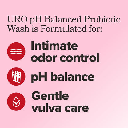 O Positiv URO Vaginal Probiotic and URO pH Balanced Probiotic Wash Bundle
