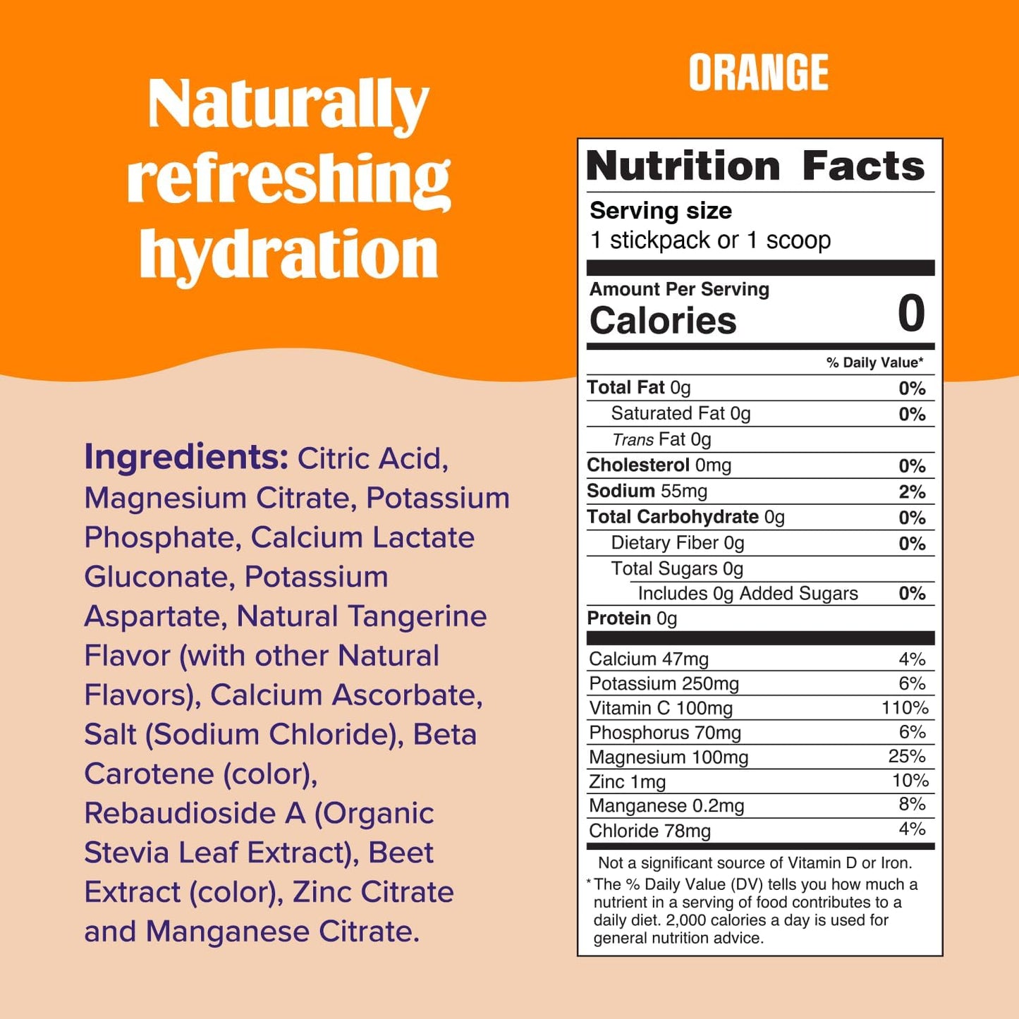 Ultima Replenisher Electrolyte Powder Drink Mix Bundle – Sugar Free – Orange, 30 Serving Canister and 20 Stickpacks – 6 Electrolytes and Minerals – Keto Friendly, Vegan, Non-GMO