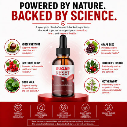 Sugar Reset Drops, SugarReset Advanced Blood Support Supplement 30 Servings