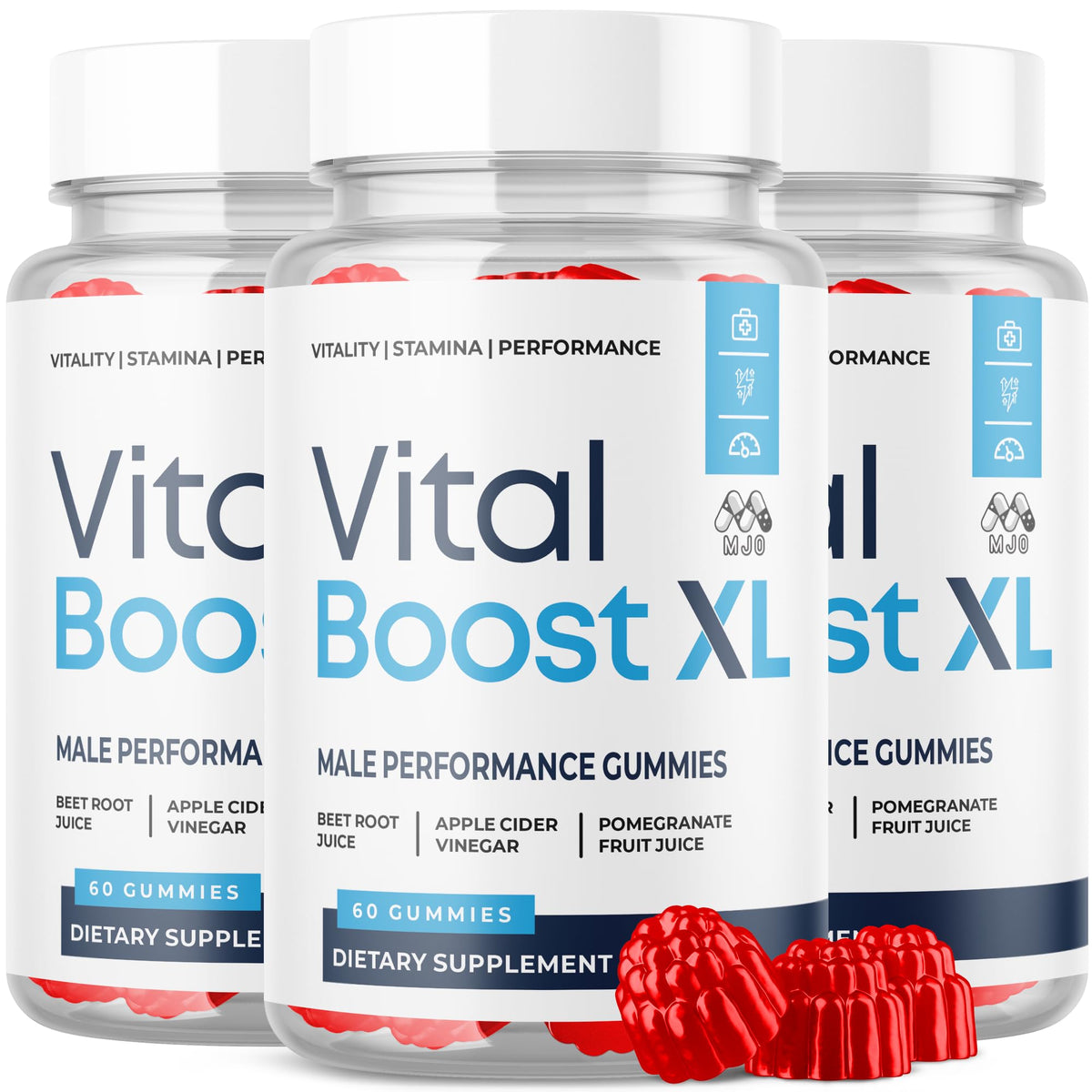 Vital Boost XL Gummies, Official Vital Boost XL Supplement (60 Gummies)