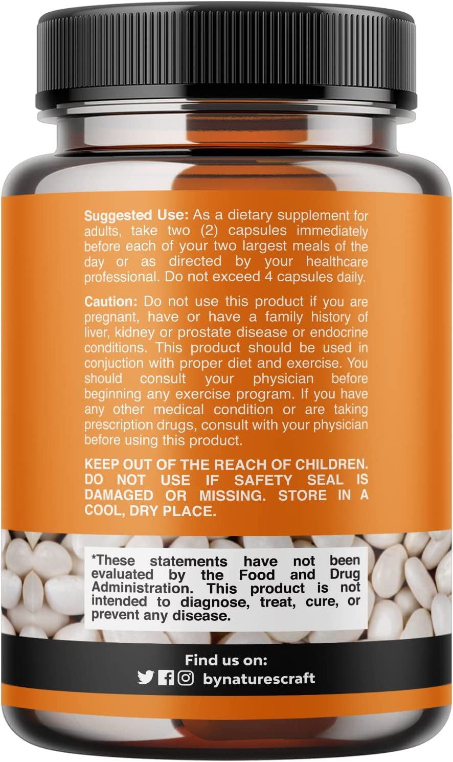 Natural White Kidney Bean Extract - White Kidney Bean Energy Booster AMPK Activator