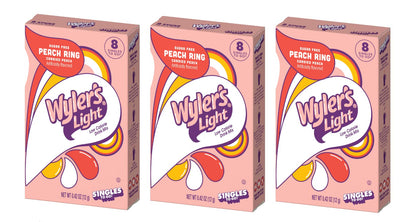 Wyler's Light Cotton Candy Singles To Go Drink Mix - 8 CT, Pack of 3