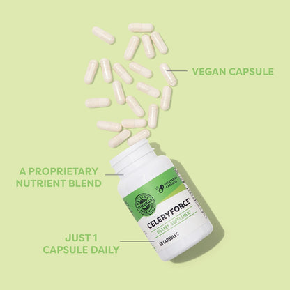 Vimergy Celeryforce – Nutrients and Amino Acids – Supports Your Wellness Routine* – Kosher, Vegan & Gluten-Free – 60 Capsules