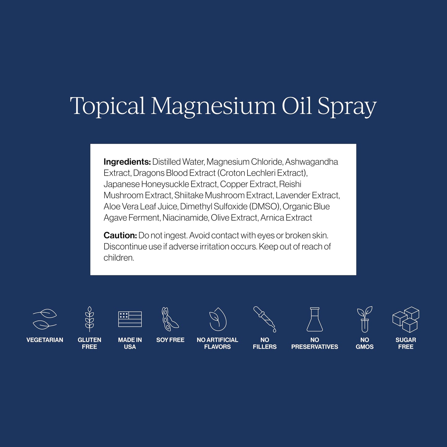 CYMBIOTIKA Topical Magnesium Oil Spray for Body, USA Made, Supplement for Leg Cramps, Muscle, Joint Health & Sleep Support, Includes Magnesium Chloride, Lavender Extract, Aloe Vera - Skin Applicator