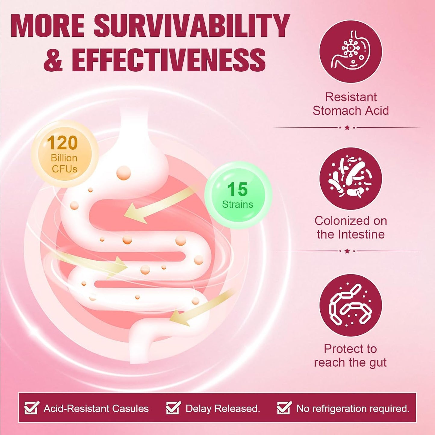 Totaria Probiotics for Women, 120 Billion Women Probiotic, with Akkermansia, Digestive Enzymes & Prebiotics, Cranberry, D-Mannose, for Gut, Vaginal, Urinary, Immune, PH Balance, 120 Vegan Capules