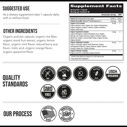 Organic Plant D3 K2 vitamin 10000 iu - All-Trans MK7 from MenaQ7 (120 mcg K2) - 100% Organic & Plant-Based Sublingual D3 Drops 10,000 iu (Cholecalciferol), 100% Vegan - Supports Immunity, Bone, Brain
