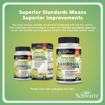 Garcinia Cambogia Weight Loss Pills with 1500mg HCA Pure Extract, 90ct