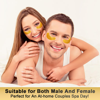 Under Eye Patches (36 Pairs) - 24K Gold Eye Masks Treatment for Eye Bags, Puffy Eyes