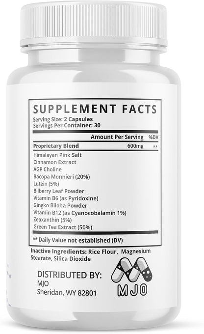 Neuro Mind Pro Capsules, Premium Formula NeuroMind Pro 1-Pack, 60 Capsules