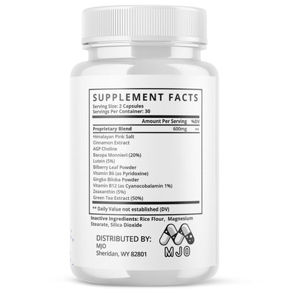 Neuro Mind Pro Capsules, Premium Formula NeuroMind Pro 1-Pack, 60 Capsules