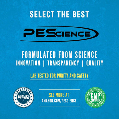 PEScience Prolific Pre Workout Powder, Sour Peach Candy, 40 Scoop, Energy Supplement