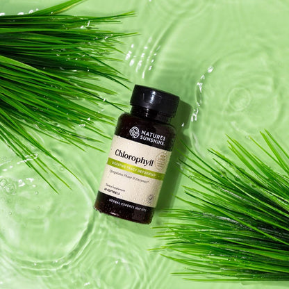 Nature's Sunshine Chlorophyll, 60 Softgel Capsules: Support Digestion, Immunity & Detoxification with Internal Deodorant Benefits. Easy-to-Swallow Capsules Promote Overall Well-Being & Energy