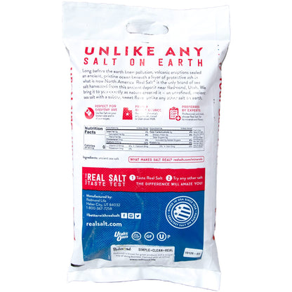 REDMOND Real Sea Salt - Natural Unrefined Gluten Free Fine, 26 Ounce Pouch (1 Pack)