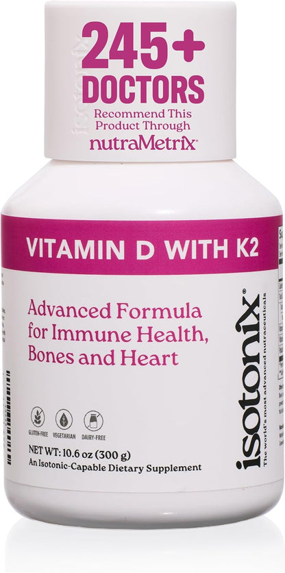 Isotonix Vitamin D3 with K2, Bone & Immune Support, 90 Servings
