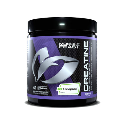Muscle Feast Creapure Creatine Monohydrate Powder, Vegan Keto Friendly Gluten-Free 
