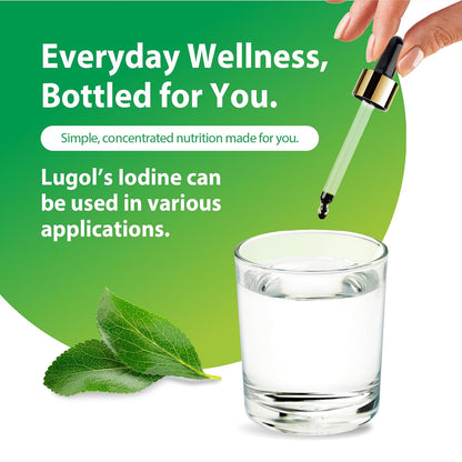 Rainbow Light Lugol's 2 Percent Iodine Solution | 2 fl oz | Iodine & Potassium Iodide 2% | Liquid Drops