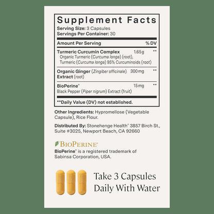 Stonehenge Health Dynamic Brain + Dynamic Turmeric Bundle Supports: Memory Acquisition, Retention, & Recall