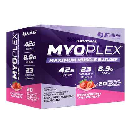 EAS Original Myoplex Maximum Muscle Builder | Meal Replacement Protein Drink Mix 