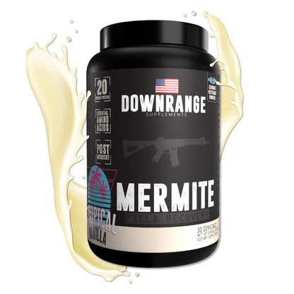 DownRange Supplements Mermite Whey Protein Powder, Post Workout Muscle Recovery
