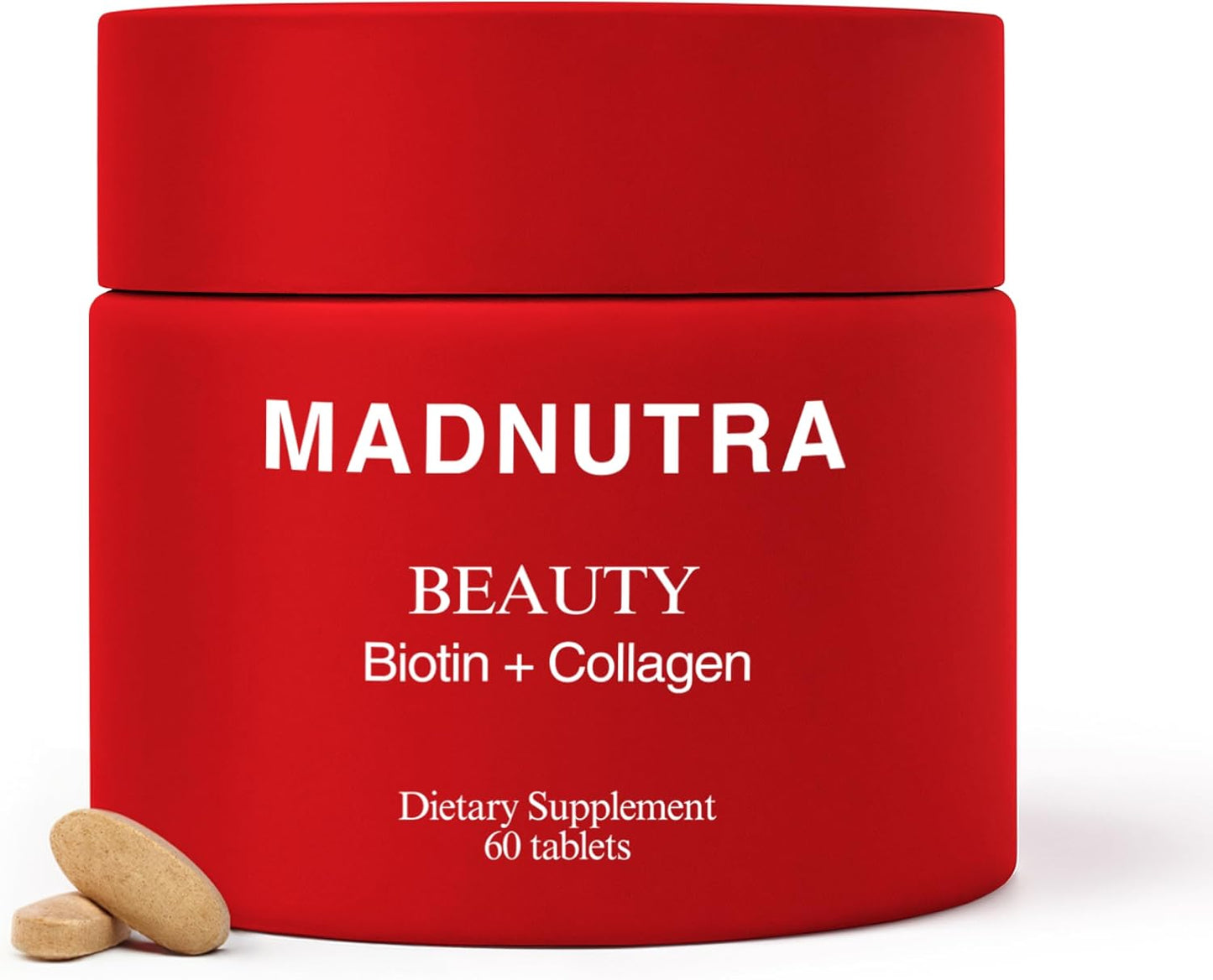 Hair Skin Nails Vitamins - Biotin + Collagen Supplement, Vitamin C&E Complex for Healthy Hair Growth, Strong Nails & Glowing Skin - Premium Beauty Support Supplement for Women & Men