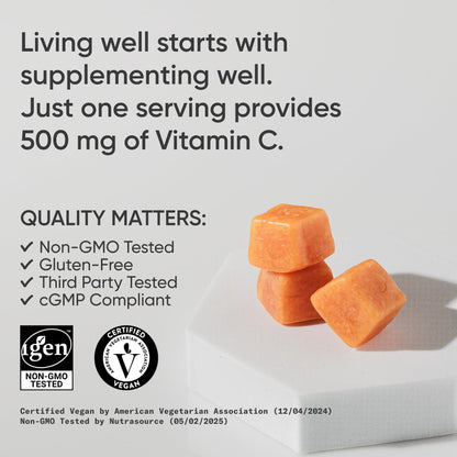 Sports Research High Potency Vitamin C Supplement - Vegan Veggie Capsules for Antioxidant Activity & Immune Support - Non-GMO Verified & Gluten Free - Ascorbic Acid Vitamin C 1000mg, 240 Count