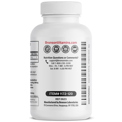 Bronson CoQ10 100 MG High Potency Cellular Energy Production, 120 Vegetarian Capsules