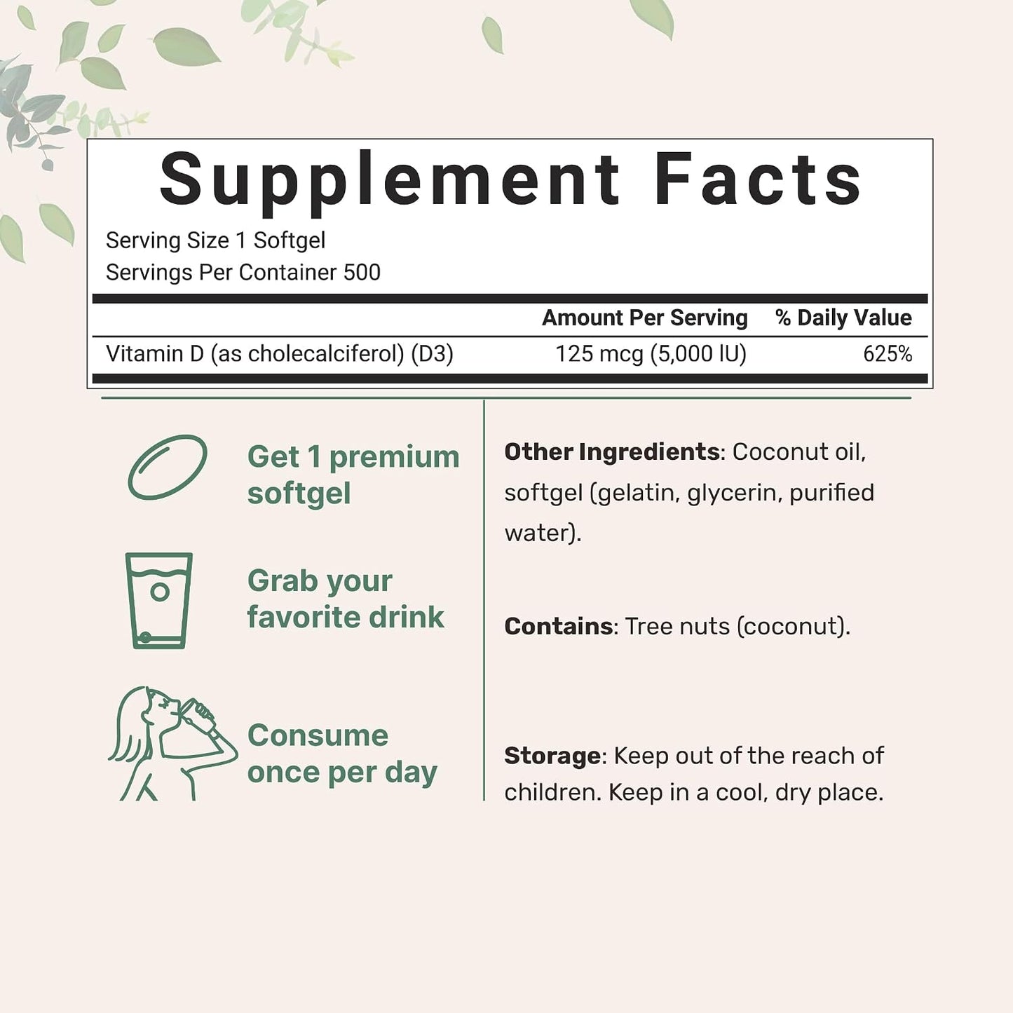 Micro Ingredients Super Vitamin K Complex (K2 MK7 + MK4 & K1) & Vitamin D3 5,000 IU Bundle Pack | Easily Absorbed K Vitamins, Active Menaquinone Complex | Vitamin D as Cholecalciferol
