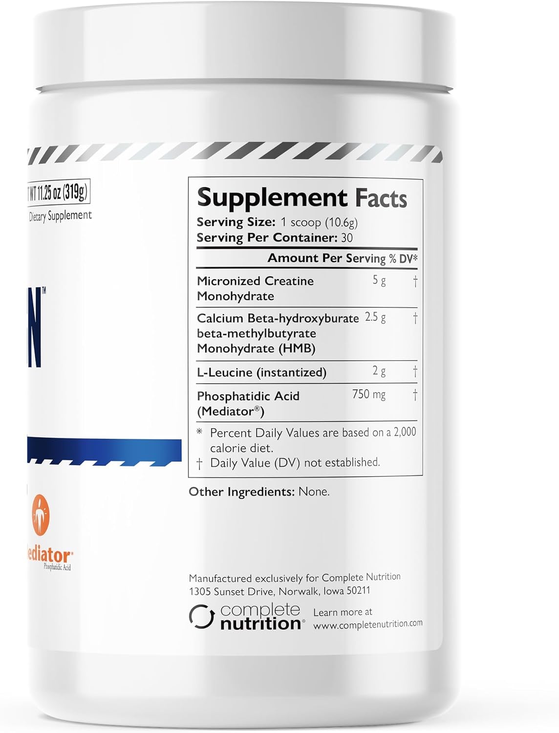 Legal Limit Labs Alpha Gain- Clean Athlete Complex- creatine, HMB, L-Leucine, and Phosphatidic Acid - Lean Muscle 30 Servings