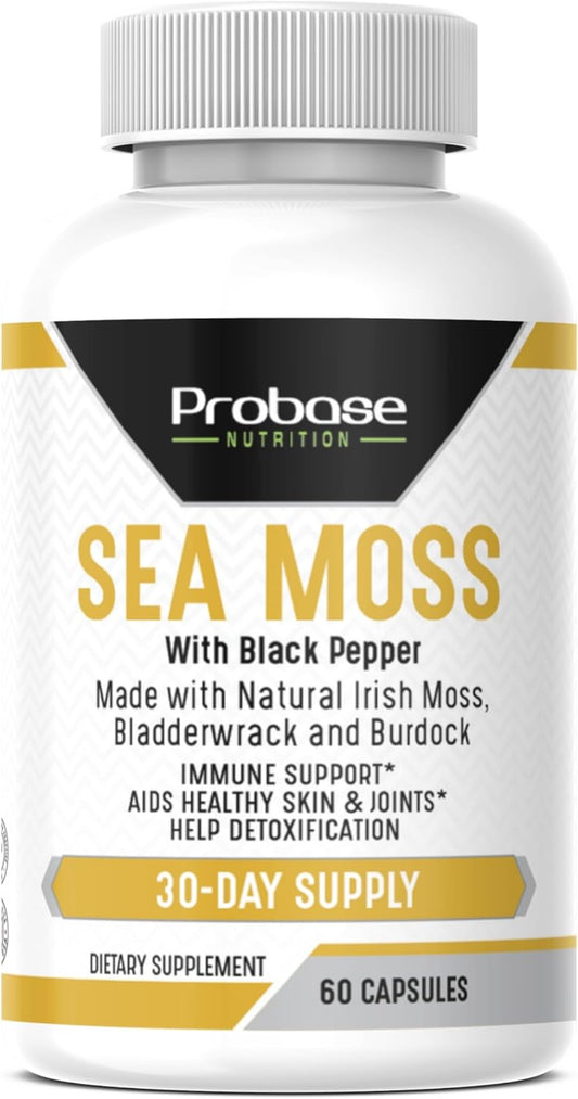 Probase Nutrition Sea Moss 60 Capsules 30-Day Supply