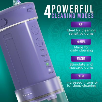 GuruNanda Portable Water Flosser Cordless, Sensitive Gums Friendly, 1ct
