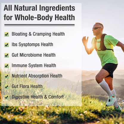 Prebiotics and Probiotics - 300 Billion CFU, 24 Probiotic+15 Herbs, 60 Caps | Probiotics for gut health, Immune & Digestive, Bloating - Probiotics for Women & Men
