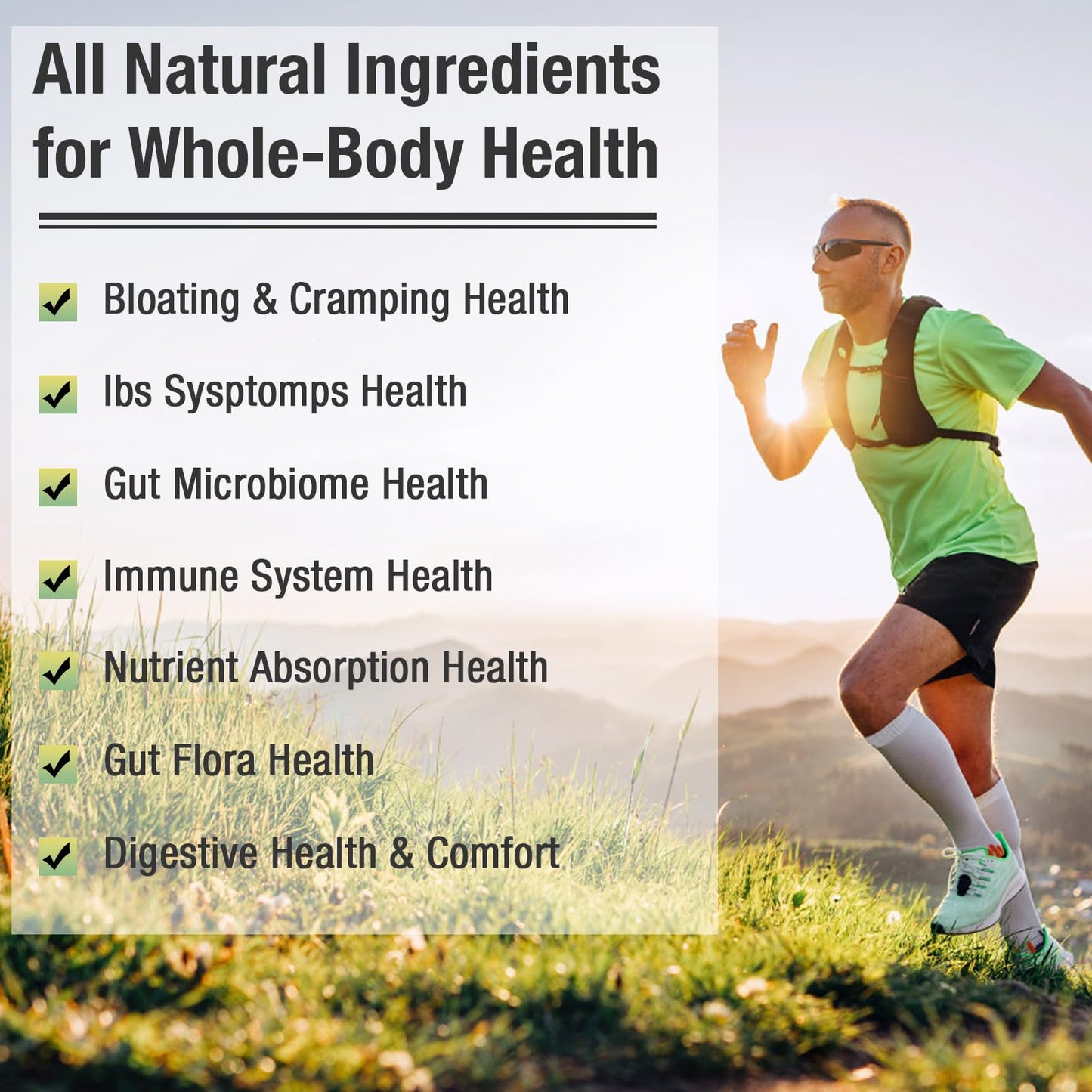 Prebiotics and Probiotics - 300 Billion CFU, 24 Probiotic+15 Herbs, 60 Caps | Probiotics for gut health, Immune & Digestive, Bloating - Probiotics for Women & Men