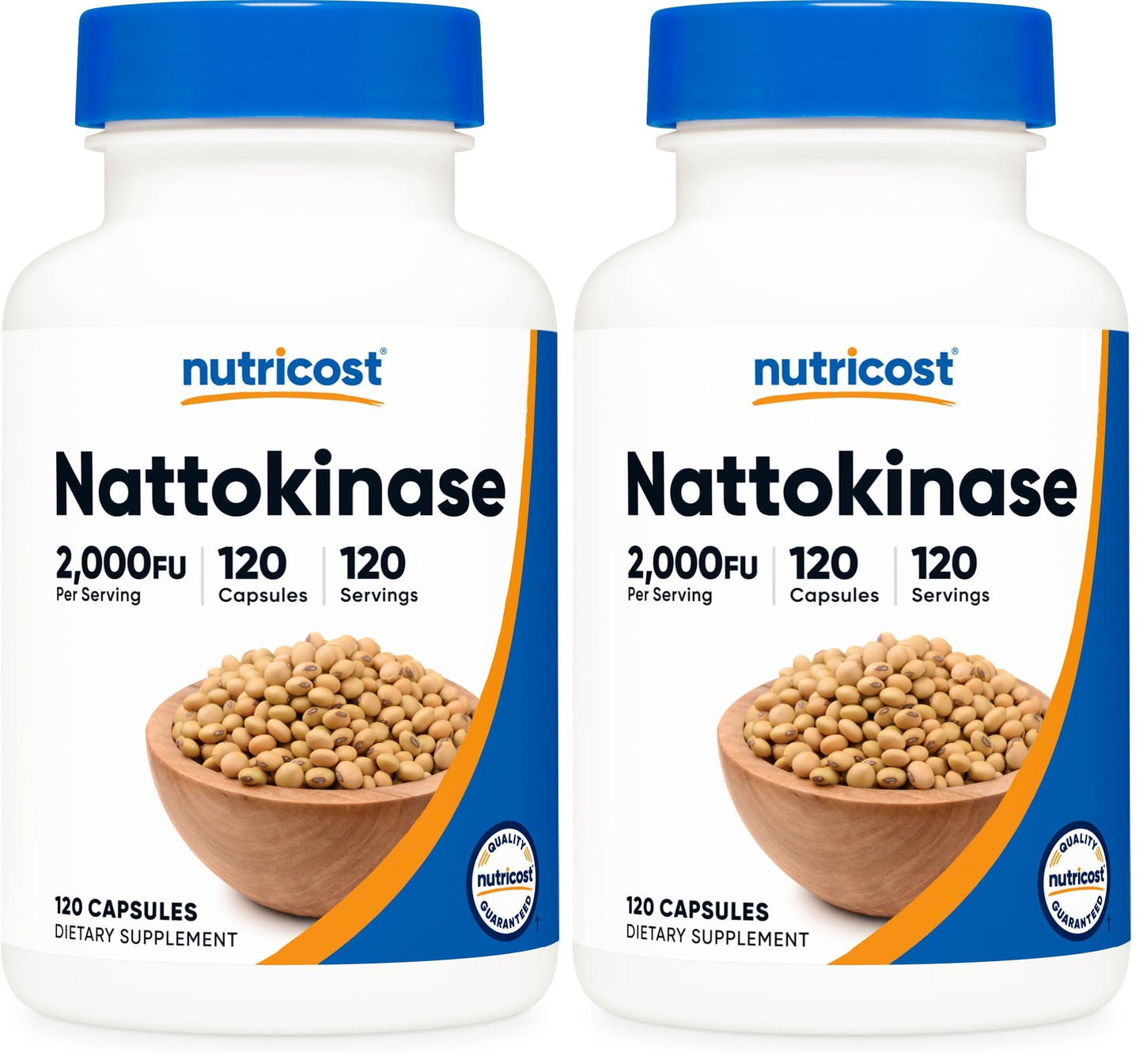 Nutricost Nattokinase 2,000FU, 120 Capsules - Gluten Free, Non-GMO, Vegetarian Friendly